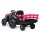 Ride-on Traktor Super Load mit Anhänger pink 12V