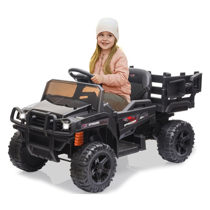 Ride-on Offroader Bufalo schwarz 12V