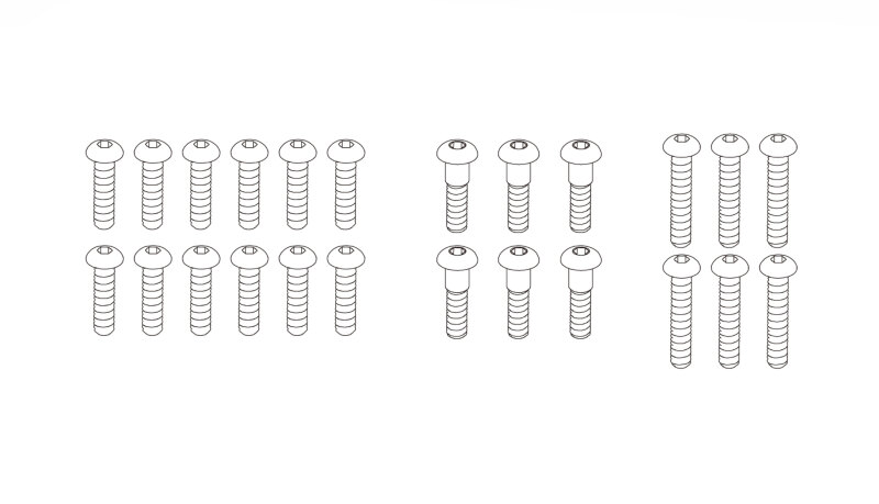 Schrauben Set F HC7/RXB7