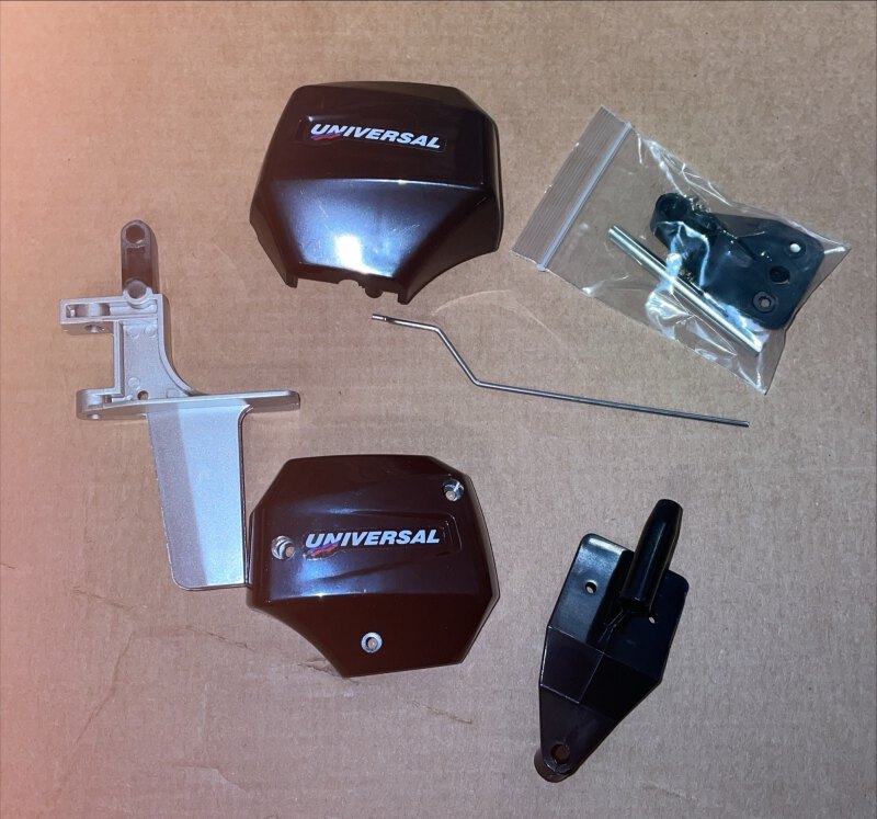 Scale Außenbordmotor und Ruder Set Mad Shark