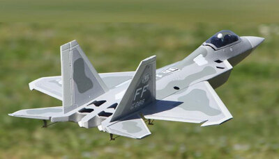 AMXFlight F-22 Raptor Jet EPO ARF grau