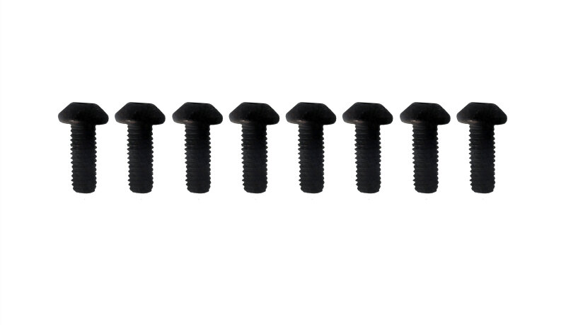Rundkopfschrauben M3x8mm, 8 Stück