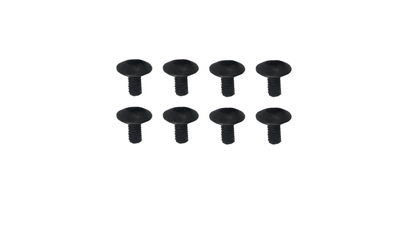 Rundkopfschraube M2x4, 8 Stück