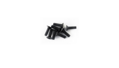 Senkkopfschrauben Schneidegewinde 2,5x8mm, 8 Stück