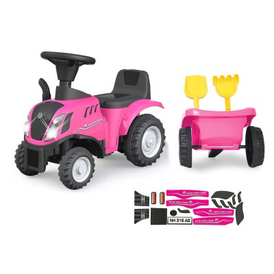 Rutscher New Holland T7 Traktor pink