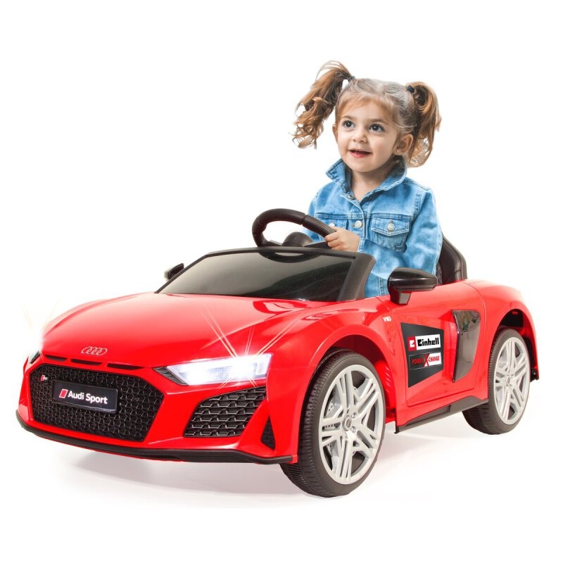 Ride-on Audi R8 Spyder rot 18V Einhell Power X-Change