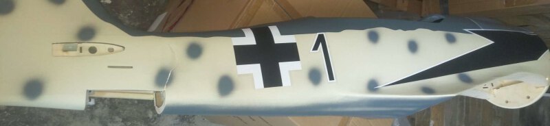 Ersatzrumpf (beschädigt)  für SG-MODELS FOCKE WULF FW-190 ARF