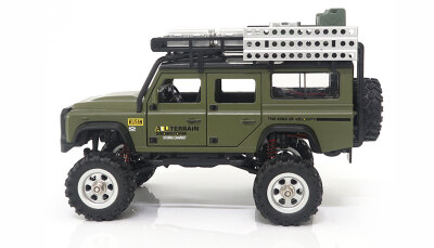 D90X28 Metall Scale Crawler 4WD 1:28 RTR grün