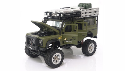 D90X28 Metall Scale Crawler 4WD 1:28 RTR grün