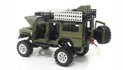 D90X28 Metall Scale Crawler 4WD 1:28 RTR grün