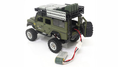 D90X28 Metall Scale Crawler 4WD 1:28 RTR grün