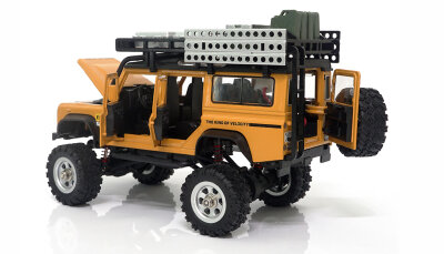 D90X28 Metall Scale Crawler 4WD 1:28 RTR, gelb
