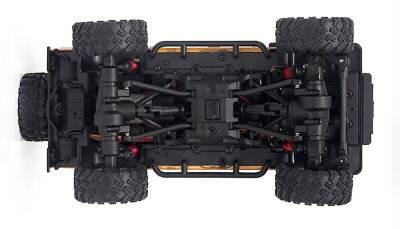 D90X28 Metall Scale Crawler 4WD 1:28 RTR, gelb