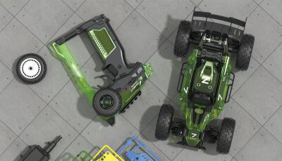 CoolRC DIY Razor Buggy 2WD 1:18 Bausatz grün