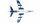 AMXPlanes Talon EDF Jet 1100mm EPO PNP blau