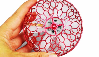 Magischer Hover Fly Ball 96mm mit Gyro, rot