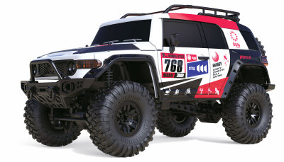 Dirt Climbing SUV Race Crawler 4WD 1:10 RTR weiß/rot