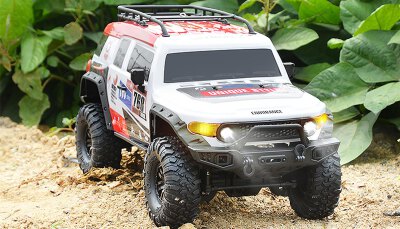 Dirt Climbing SUV Race Crawler 4WD 1:10 RTR weiß/rot