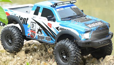 Dirt Climbing PickUp Race Crawler 4WD 1:10 RTR blau