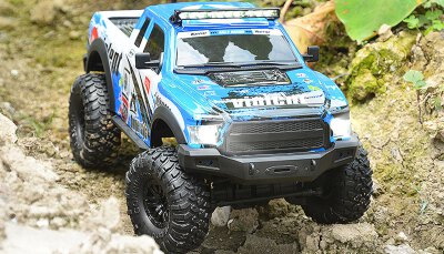 Dirt Climbing PickUp Race Crawler 4WD 1:10 RTR blau