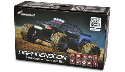 Daphoenodon Monstertruck 4WD 1:12 mit Gyro RTR, blau