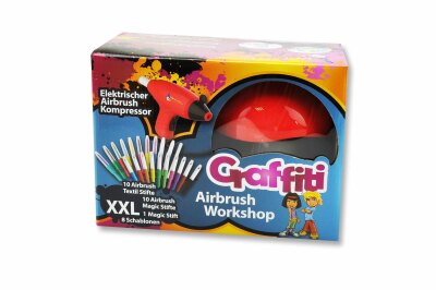 Airbrushkompressor rot