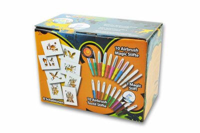 Airbrushkompressor blau