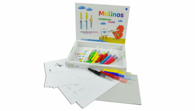 Airbrush Magic XL 14+1 Malinos inkl. Löschfarben