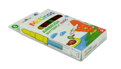 Airbrush Magic 5er Butterfly inkl. Schablone A6