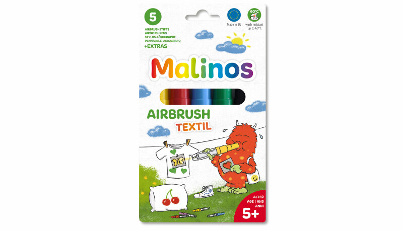 Airbrush Textil 5er