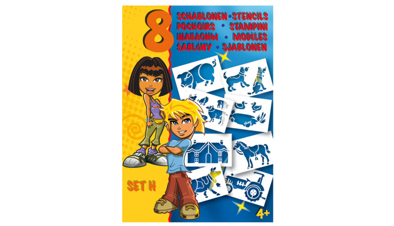 BloPens Schablonen Set H Bauernhof