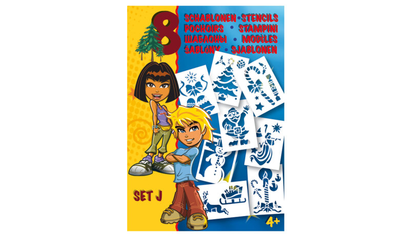 BloPens Schablonen Set J Weihnachtsmotive