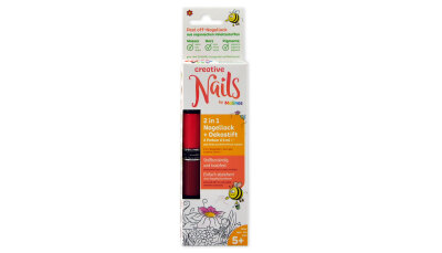 Creative Nails Lackstift 2er Karmesinrot + Dunkelrot