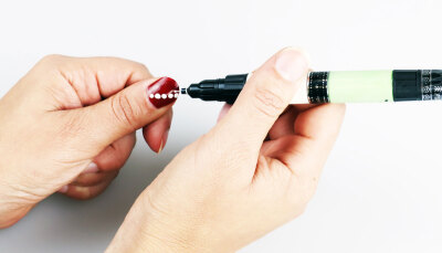 Creative Nails Lackstift 2er Karmesinrot + Dunkelrot