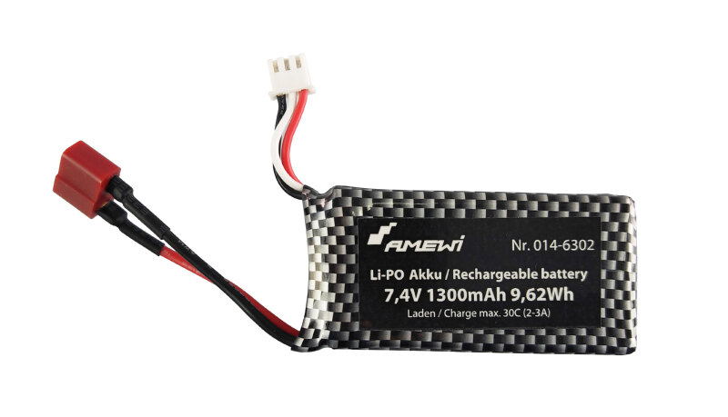 6302 Li-Po Akku 7,4V 1300mAh