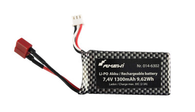 6302 Li-Po Akku 7,4V 1300mAh