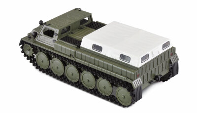 Gepanzertes RC Kettenfahrzeug 1:16 RTR olivgrün/weiß