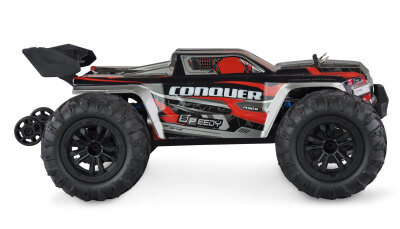 Conquer Race Truggy brushed 4WD 1:16 RTR rot