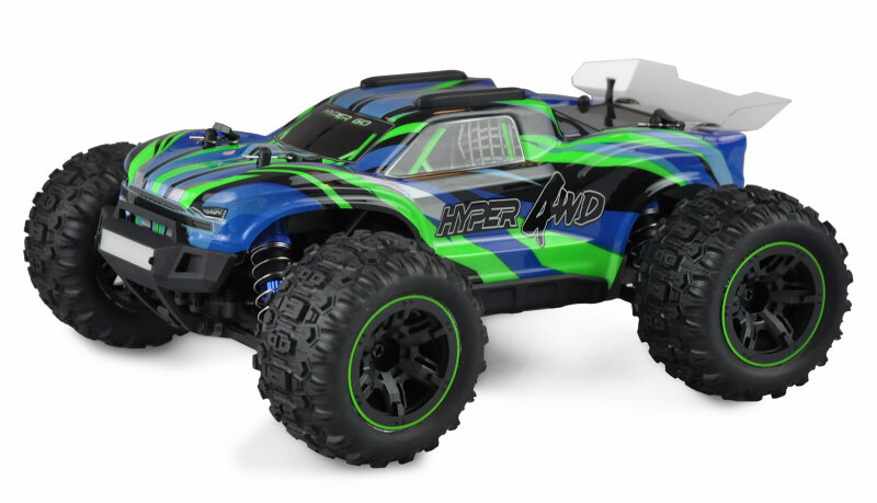 Hyper GO Truggy brushed 4WD 1:16 RTR blau/gr�n