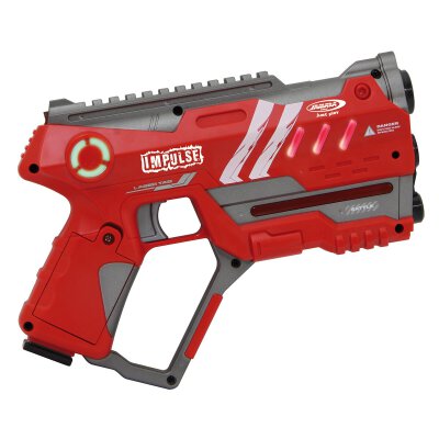 Impulse Laser Gun Pistol Set gelb/rot