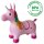 Hüpftier Einhorn bunt mit Pumpe