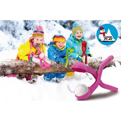 Snow Play Schneeballzange 38cm pink