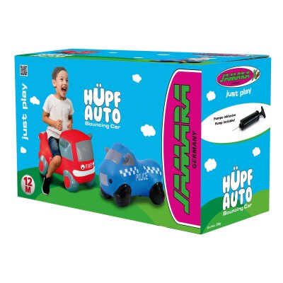 Hüpfauto Police Truck mit Pumpe