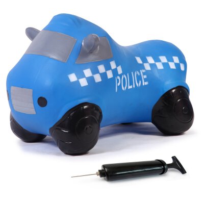 Hüpfauto Police Truck mit Pumpe