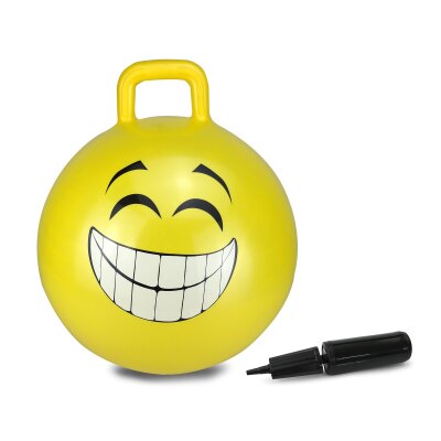 Hüpfball Smile gelb 450mm