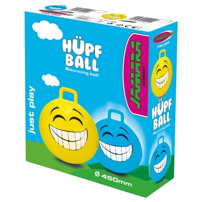 Hüpfball Smile blau 450mm