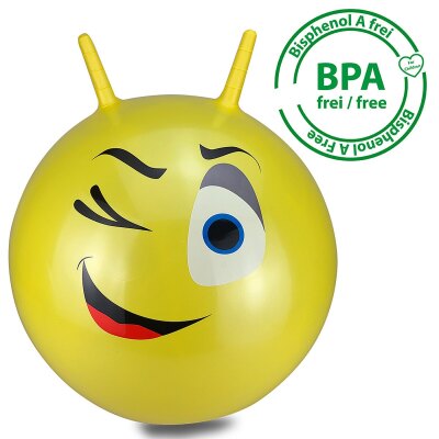 Hüpfball Eye gelb 550mm