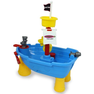 Sand- und Wasserspieltisch Pirat Jack 21 Teile