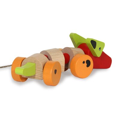 Holzspielzeug Kidiwood Nachzieh Dackel