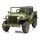 Ride-on Jeep Willys MB Army grün 12V